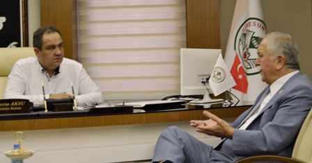 BEKTAŞOĞLU’DAN AKSU’YA ZİYARET BEKTAŞOĞLU’DAN AKSU’YA ZİYARET
