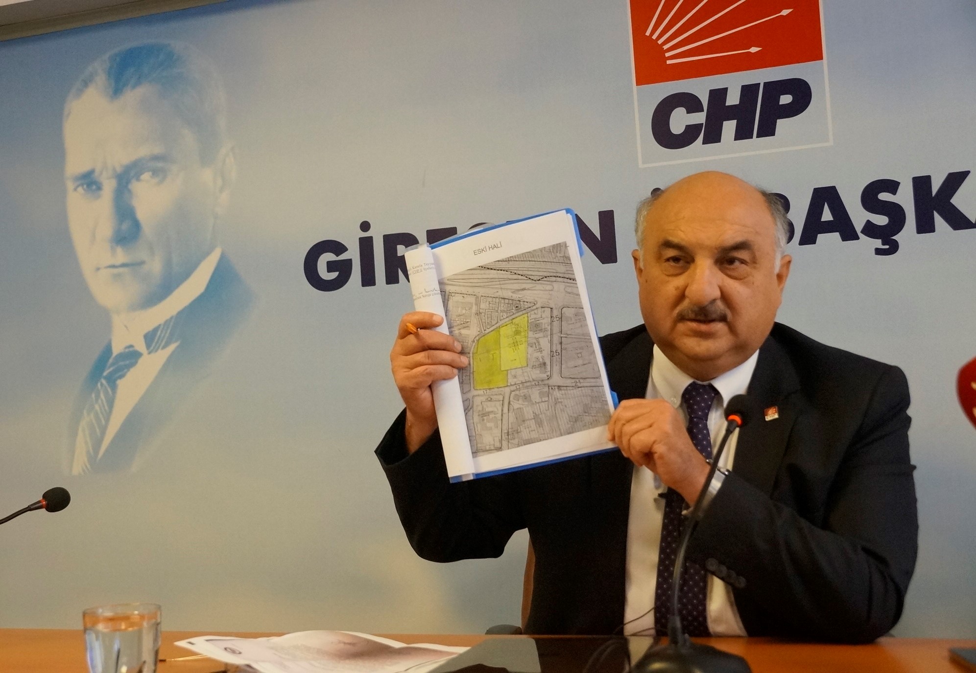 CHP Giresun İl Başkanı SSK arazisinin yeşil alan olmasını istedi (Görüntülü Haber)