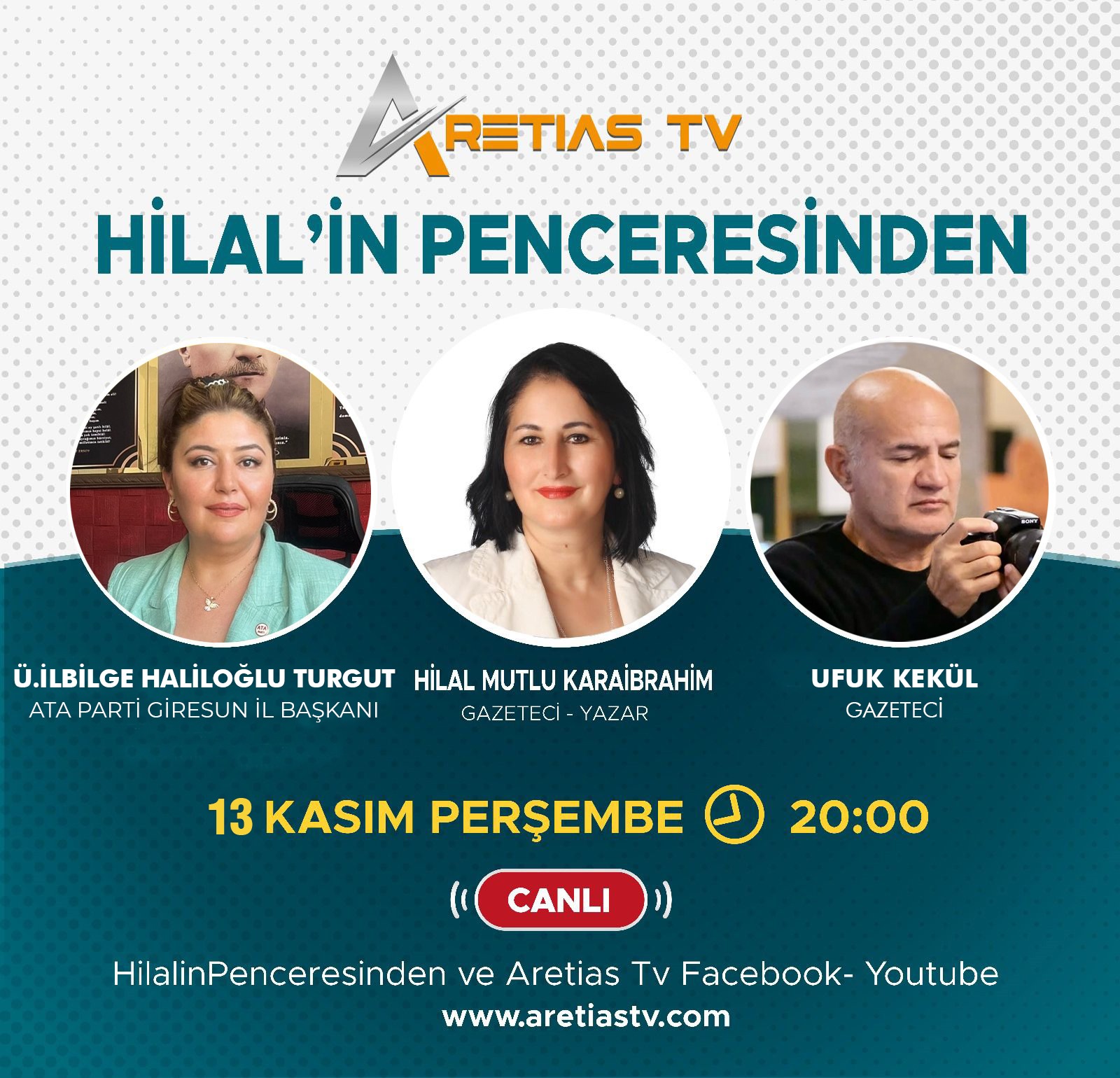 Turgut ve Kekül Hilal Karaibrahim’in programında konuk