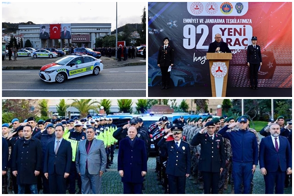 GİRESUN’DA GÜVENLİK FİLOSUNA 92 ARAÇLIK TAKVİYE GİRESUN’DA GÜVENLİK FİLOSUNA 92 ARAÇLIK TAKVİYE