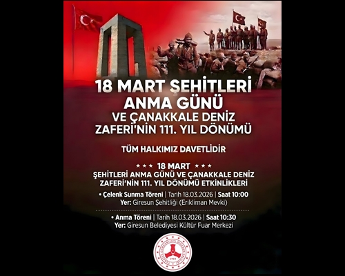 VALİ MUSTAFA KOÇ: “ÇANAKKALE ZAFERİ TARİHİN AKIŞINI DEĞİŞTİRDİ” VALİ MUSTAFA KOÇ: “ÇANAKKALE ZAFERİ TARİHİN AKIŞINI DEĞİŞTİRDİ”