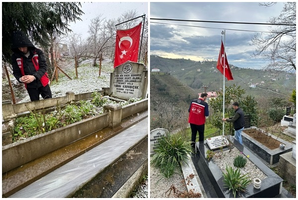 Şehit mezarları için seferberlik Şehit mezarları için seferberlik