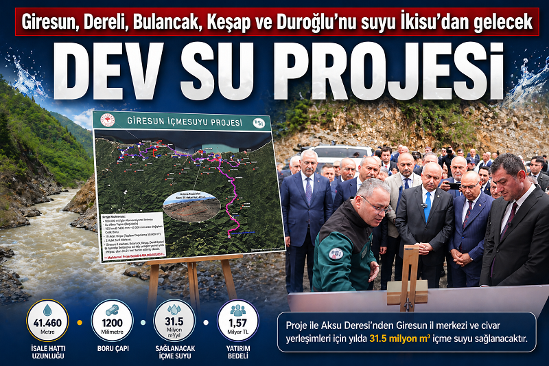 İKİSU İÇME SUYU PROJESİ İÇİN TÖREN