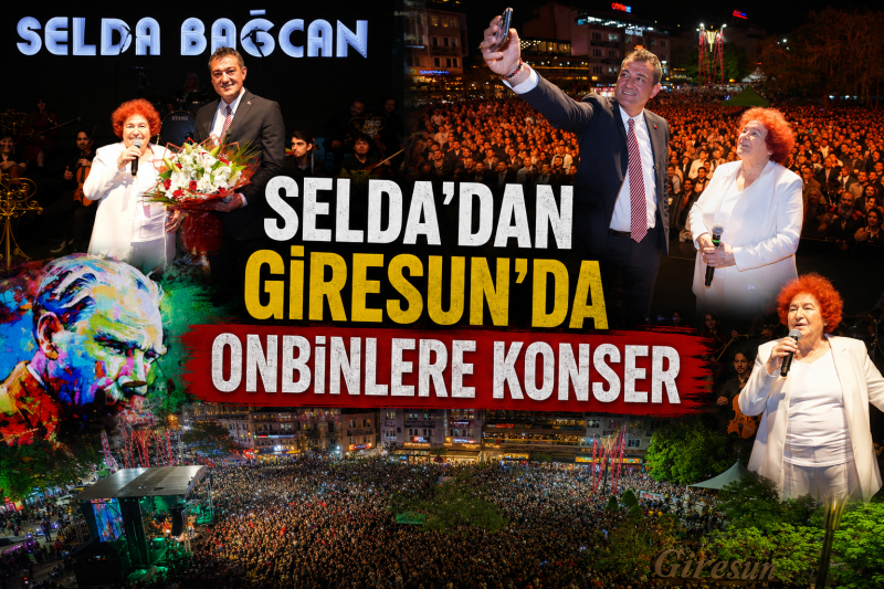 Bağcan konserinde Atatürk meydanı Giresun’a yetmedi