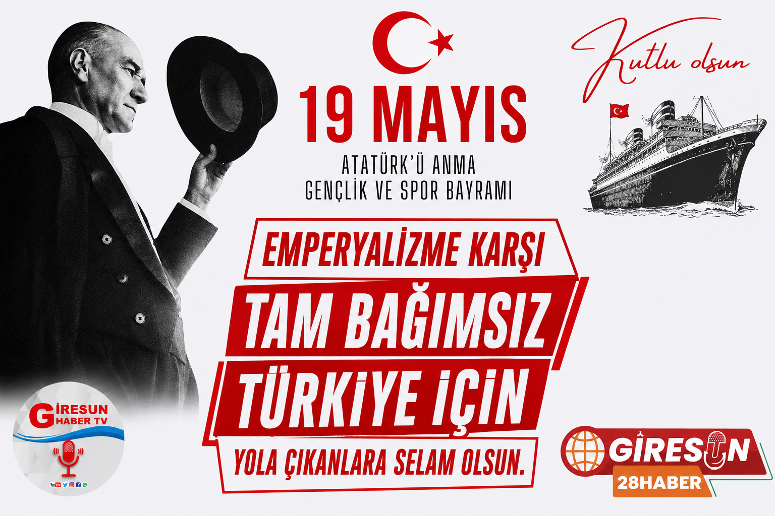 19 Mayıs kutlu olsun