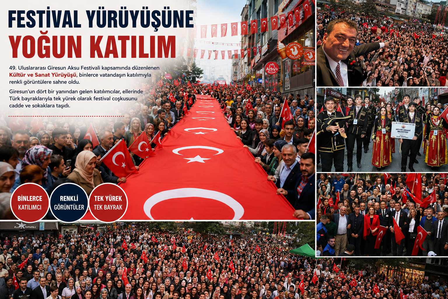 Giresun’da festival coşkusu