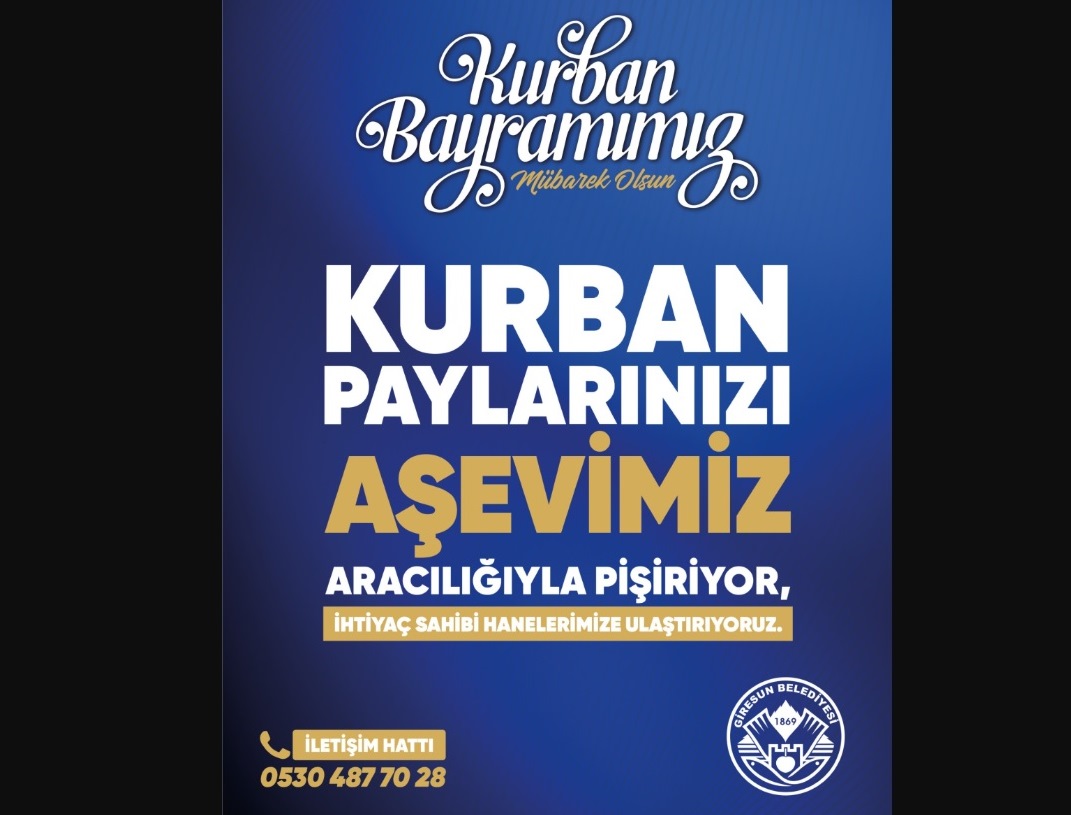 Kurbanı belediyeye bağışla, aşevinde yemek olsun
