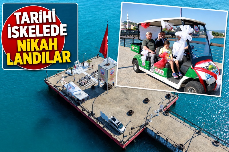Tarihi Bulancak iskelesinde 26.06.26 nikahları