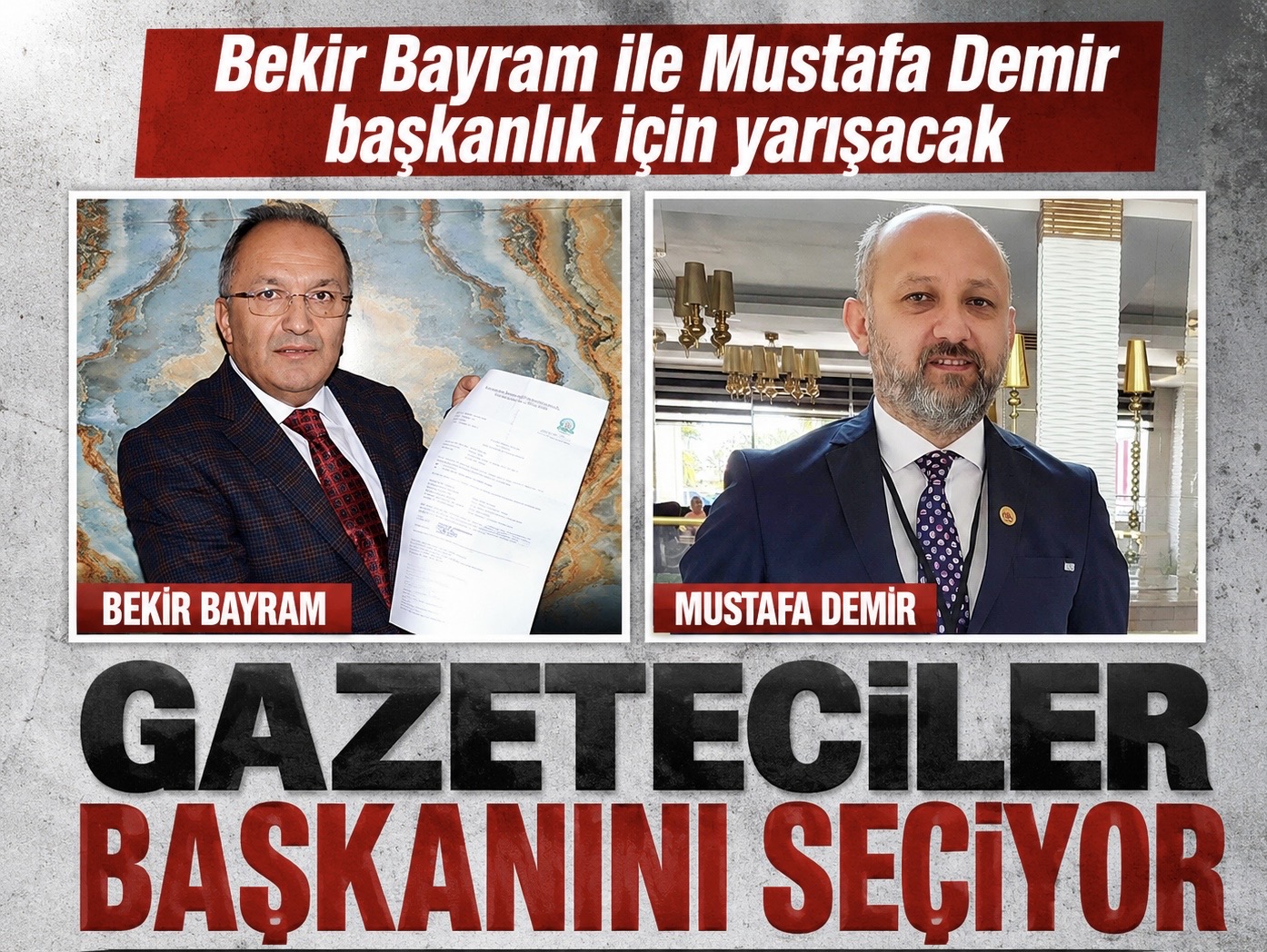 Gazeteciler Derneği’nde iki adaylı seçim
