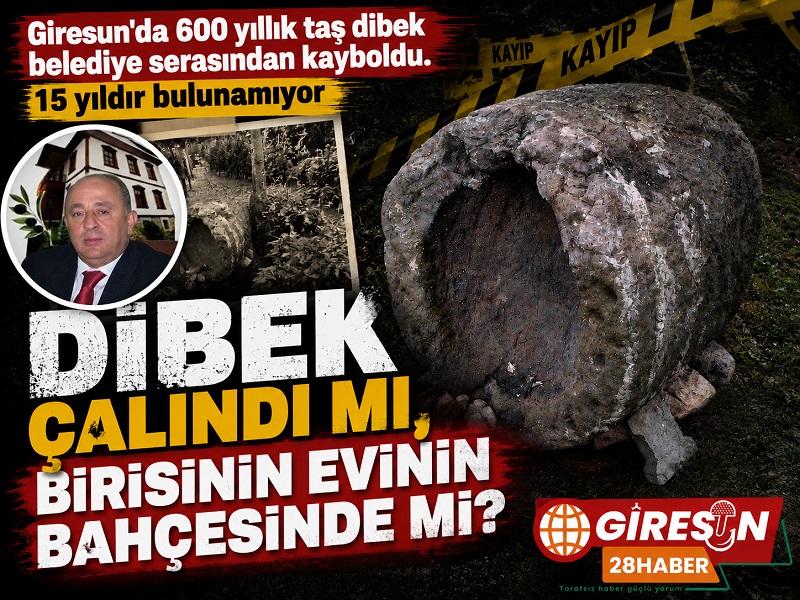 600 YILLIK DİBEK TAŞI NE OLDU?