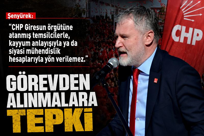 GİRESUN İL BAŞKANINDAN “KAYYUM TEPKİSİ”