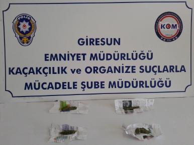 GİRESUN’DA ZEHİR TACİRLERİNE OPERASYON