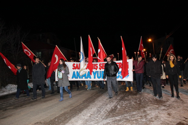 ALUCRA’DA MYO ÖĞRENCİLERİ SARIKAMIŞ İÇİN YÜRÜDU