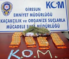 UYUŞTURUCU TACİRİ GİRESUN OTOGARINDA YAKALANDI