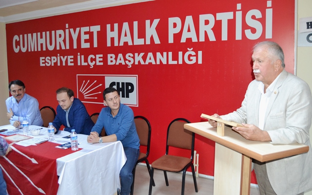 CHP DANIŞMA MECLİSİ ESPİYE’DE TOPLANTI CHP DANIŞMA MECLİSİ ESPİYE’DE TOPLANTI