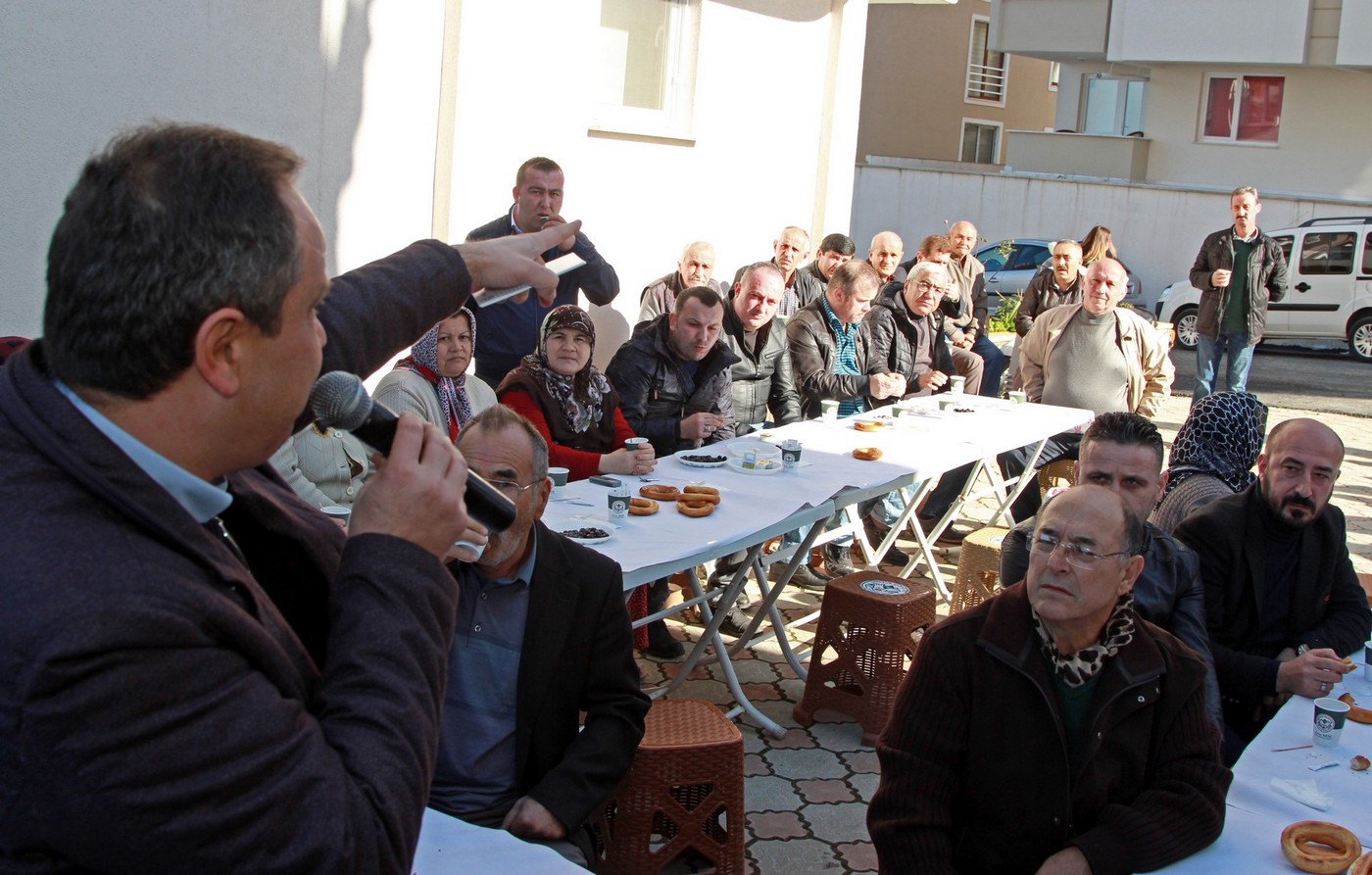 BAŞKAN KERİM AKSU, GEDİKKAYA HALKINI DİNLEDİ