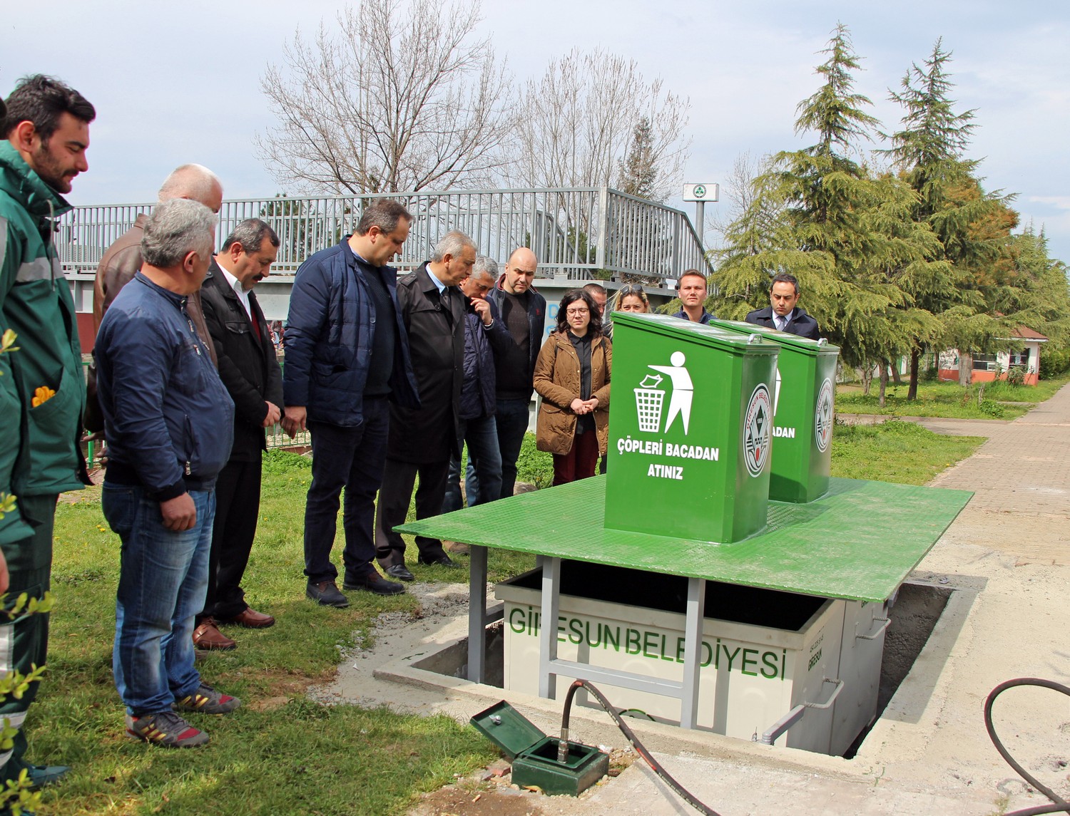 GİRESUN ÇÖPLERİ YERALTI KONTEYNERLARINDA TOPLANACAK