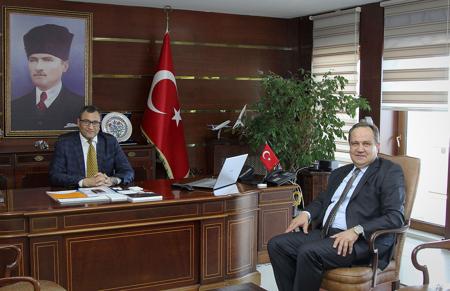 YENİ GİRESUN VALİSİNE İLK ZİYARET KERİM AKSU’DAN