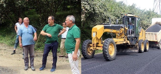 Kavaklar asfaltlanıyor