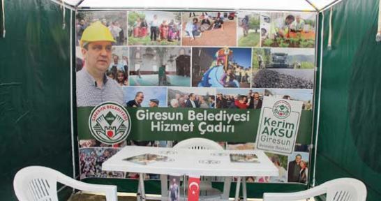 BELEDİYE MAHALLELERE HİZMET ÇADIRI KURUYOR