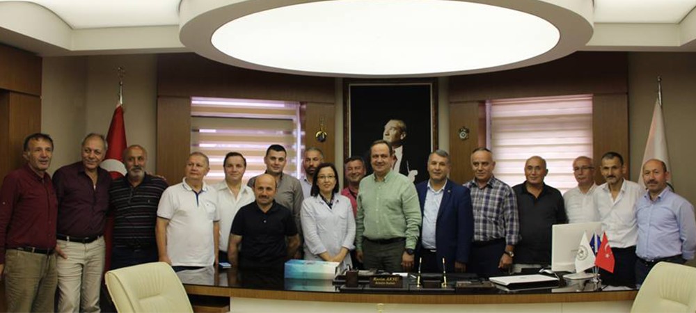 DERNEK BAŞKANLARI BELEDİYEYİ ZİYARET ETTİ