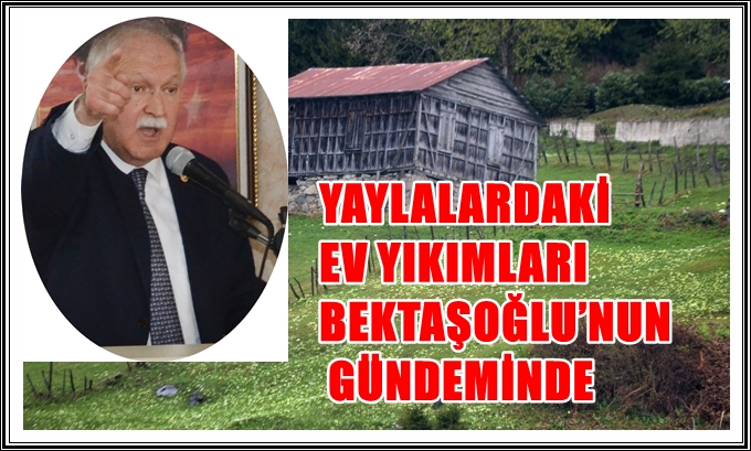 BEKTAŞOĞLU: YAYLADA YIKIM ÇÖZÜM DEĞİL BEKTAŞOĞLU: YAYLADA YIKIM ÇÖZÜM DEĞİL