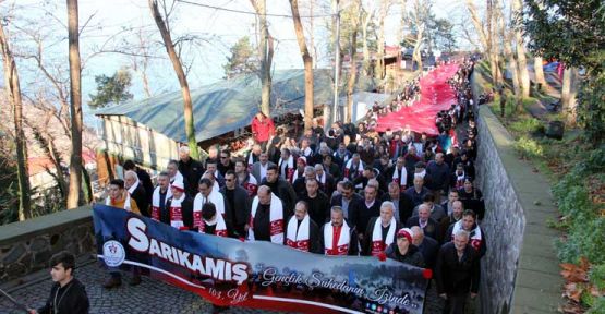 SARIKAMIŞ İÇİN YÜRÜDÜLER