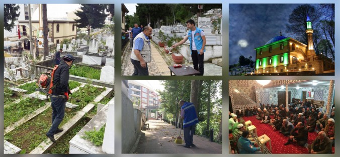 MEZARLIK MÜDÜRLÜĞÜ EKİPLERİ HER YERDE…