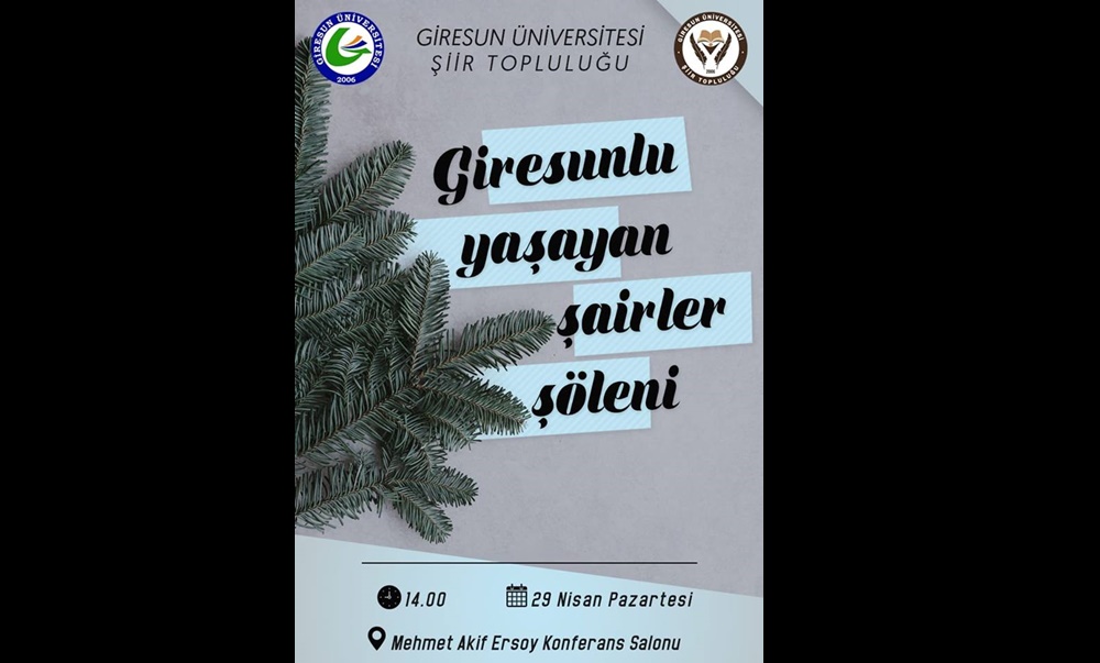 GİRESUN’UN ŞAİRLERİ OKUYUCUYLA BULUŞUYOR