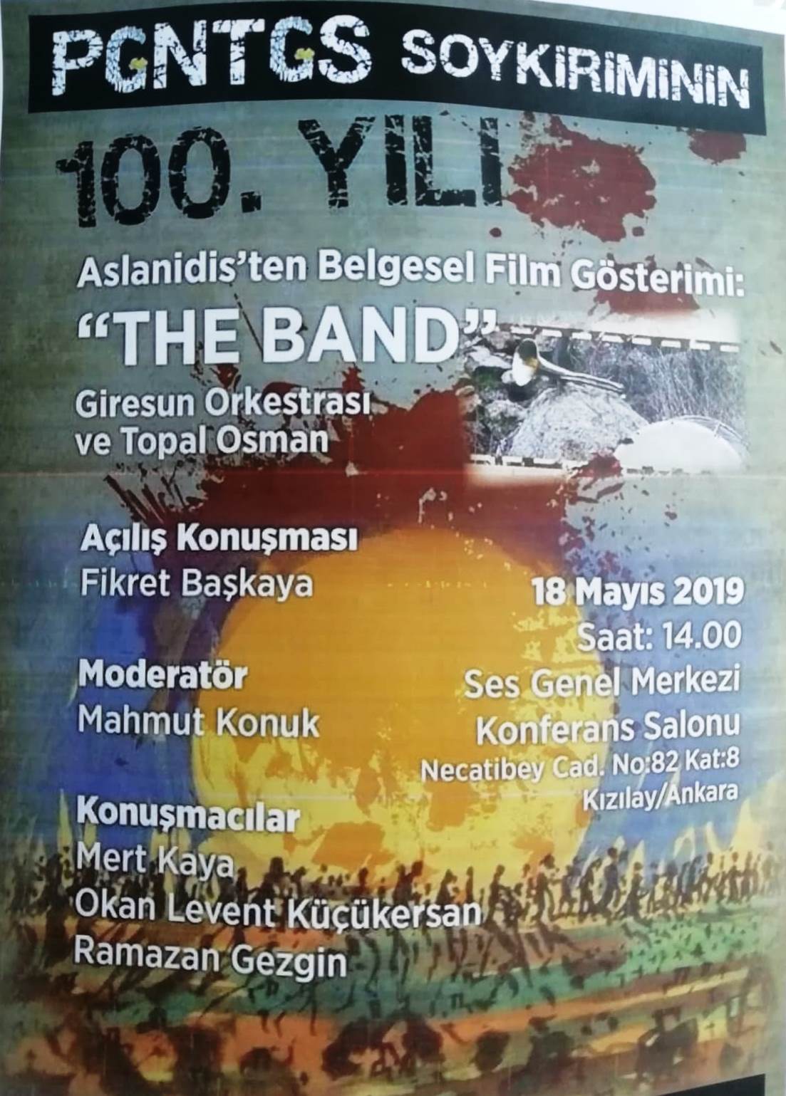 TEPKİLER GERİ ADIM ATTIRDI…PONTUS SOYKIRIMI PANELİNE İZİN ÇIKMADI