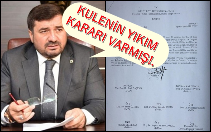 AYTEKİN ŞENLİKOĞLU SAAT KULESİNİN YIKIMINI NASIL SAVUNDU?