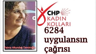 Photo of CHP İL KADIN KOLLARI BAŞKANI DEMİROĞLU’NDAN KADIN CİNAYETLERİNE TEPKİ