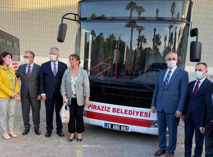 TUNÇ SOYER’DEN PİRAZİZ’E OTOBÜS