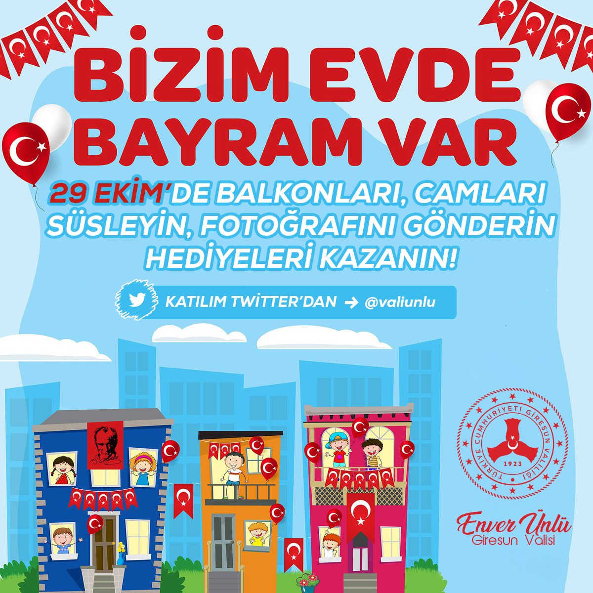 VALİ’DEN BAYRAK ASANA ÇEKİLİŞLE ÖDÜL