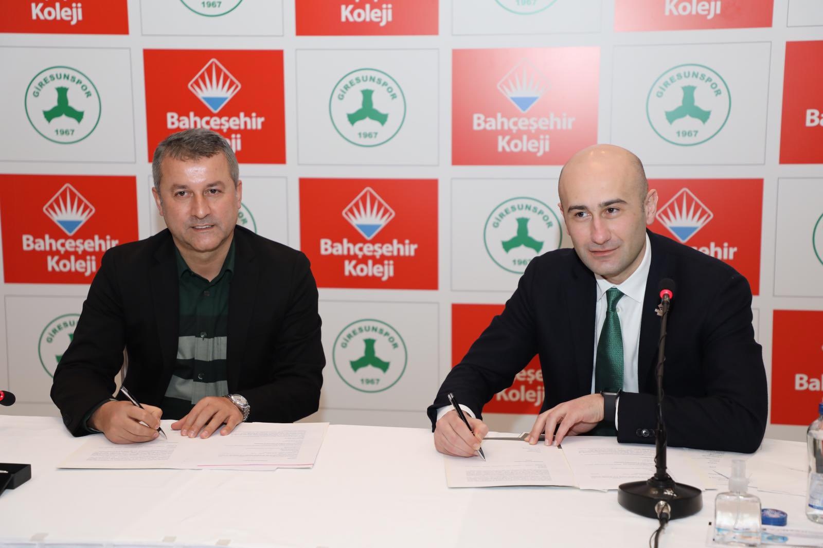 BAHÇEŞEHİR KOLEJİ’NDEN GİRESUNSPOR’A ÖNEMLİ DESTEK