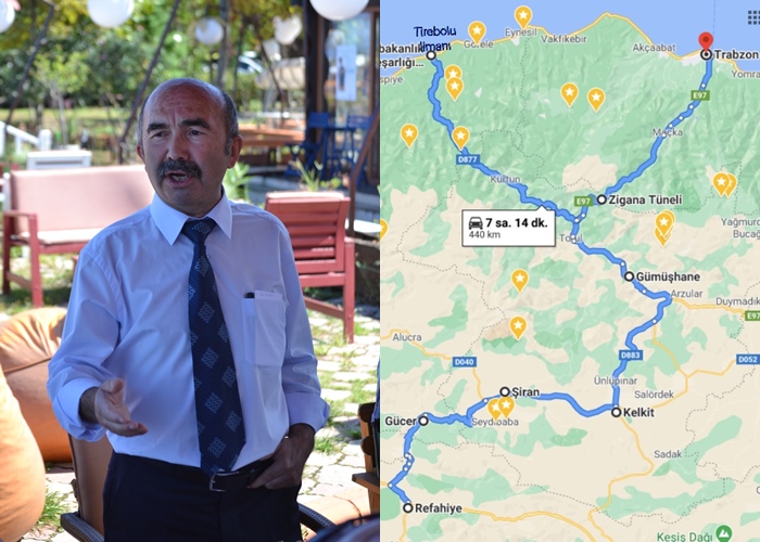 ABDULKADİR EROĞLU, DEMİRYOLU İÇİN GÜZERGAH ÖNERDİ