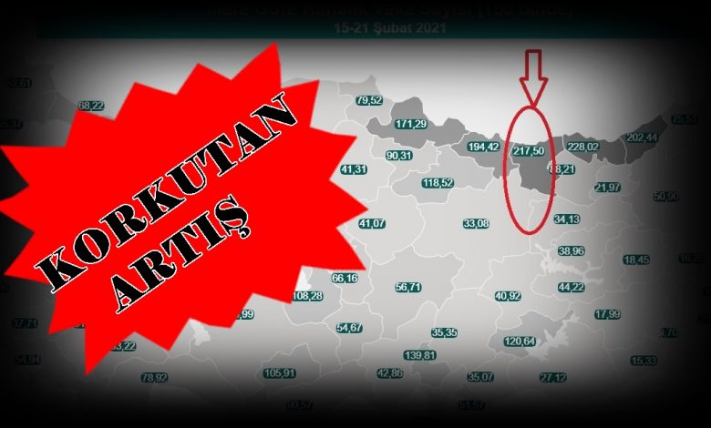 HAFTALIK VİRÜS TABLOSUNDA GİRESUN, İKİNCİ HAFTALIK VİRÜS TABLOSUNDA GİRESUN, İKİNCİ