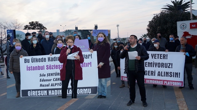 GİRESUN’UN PLATFORMLARI ZAM VE SILA CİNAYETİNE TEPKİ İÇİN ALANDAYDI
