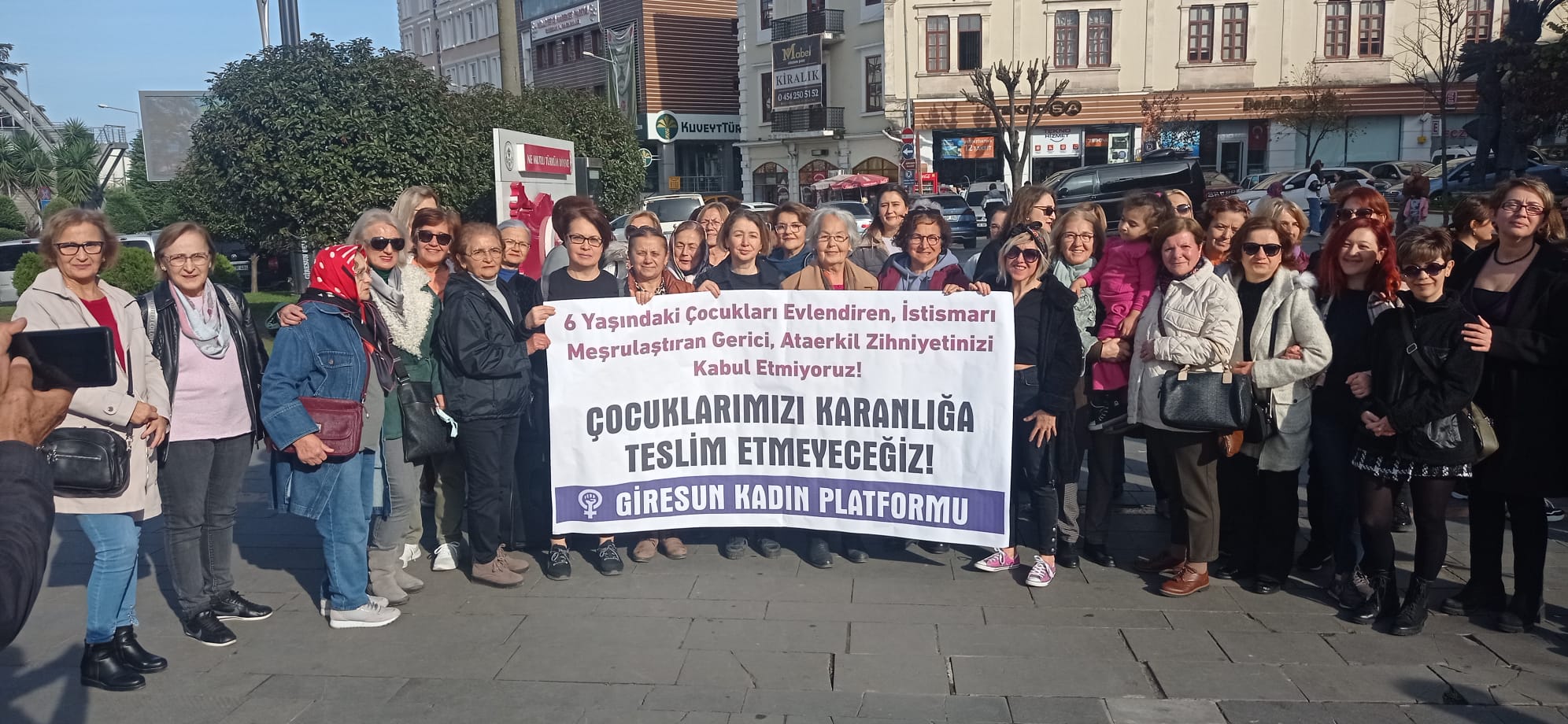 6 yaşında evliliğe Giresunlu kadınlardan tepki (Görüntülü Haber)