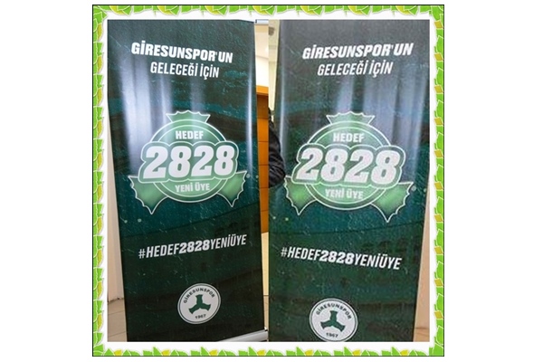 Giresunspor’a 2828 yeni üye kampanyası büyüyor