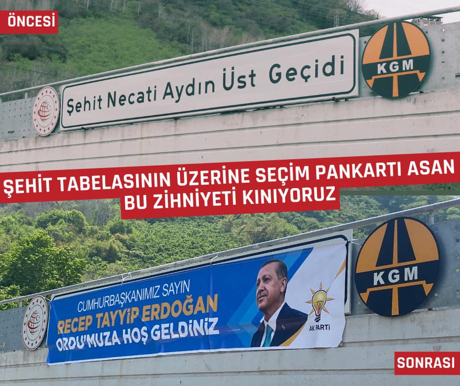 Ulaş Tepe’den şehit ismine saygısızlığa tepki