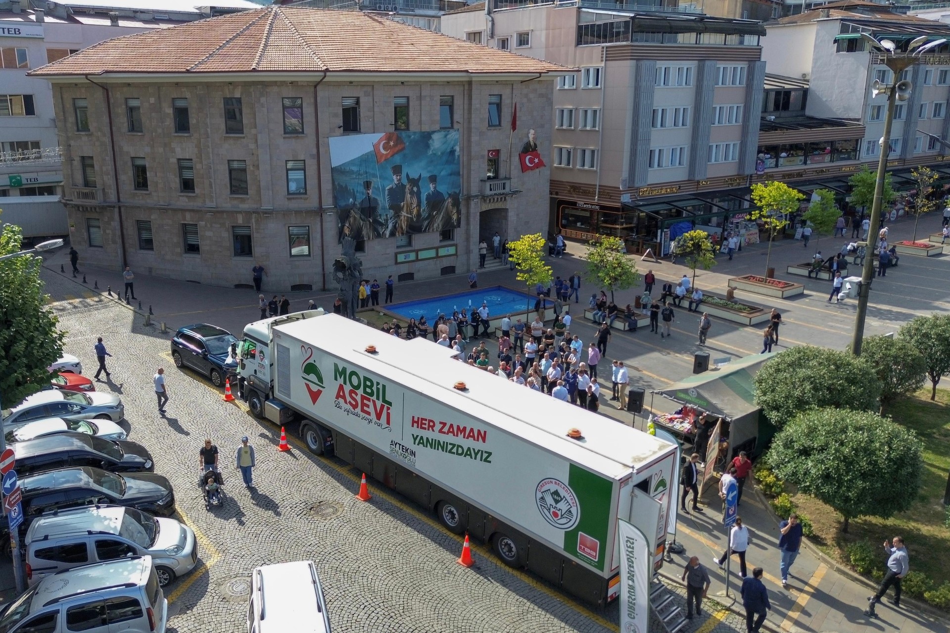 Giresun Belediyesi’nin Mobil Aşevi hizmete girdi