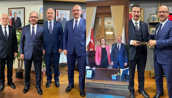 Vali Giresun Milletvekillerini ziyaret etti