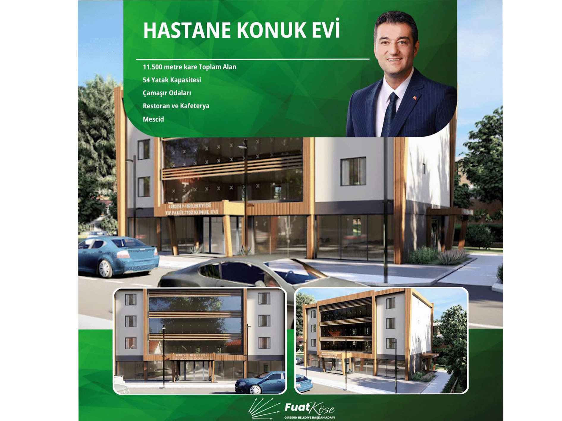 CHP adayı Fuat Köse’den konuk evi projesi CHP adayı Fuat Köse’den konuk evi projesi