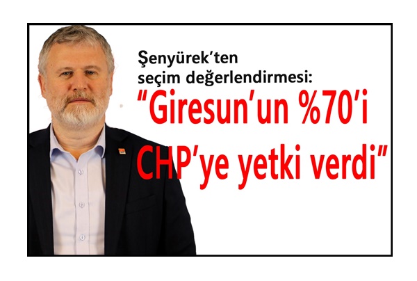 CHP İl Başkanı Şenyürek: “Belediyeleri temiz ve dürüst yöneteceğiz” …