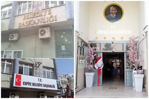 AKP gitti, tabelalara T.C ve Atatürk geldi
