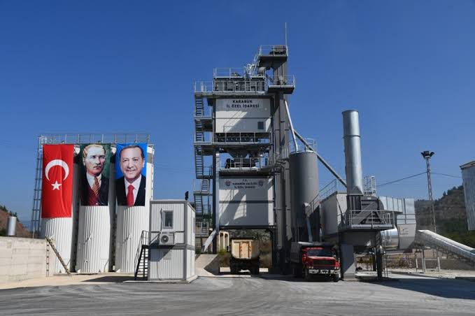 Giresun Özel İdaresi asfalt planteni kuruyor