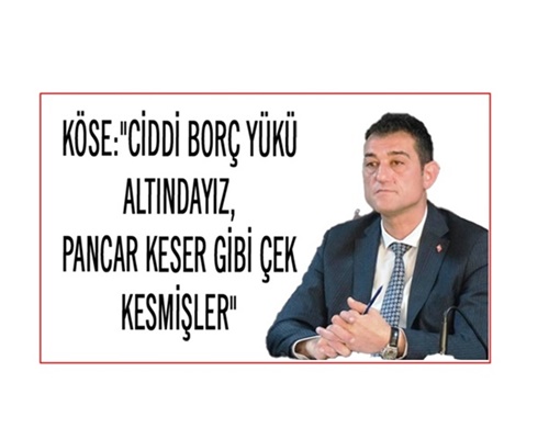 Fuat Köse mecliste çeklerin hesabını sordu
