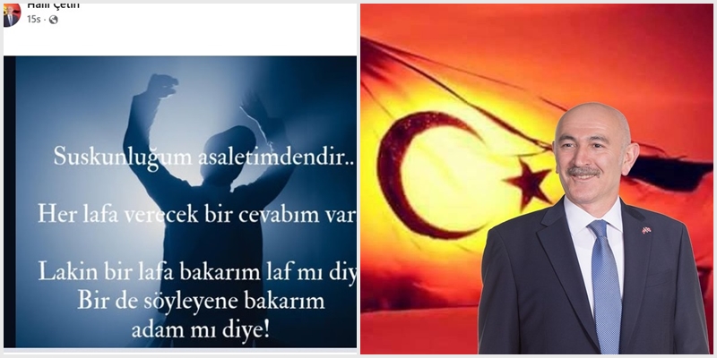 MHP’Lİ BAŞKAN HALİL ÇETİN’DEN YOLSUZLUK İDDİALARINA ‘KİNAYELİ’ CEVAP