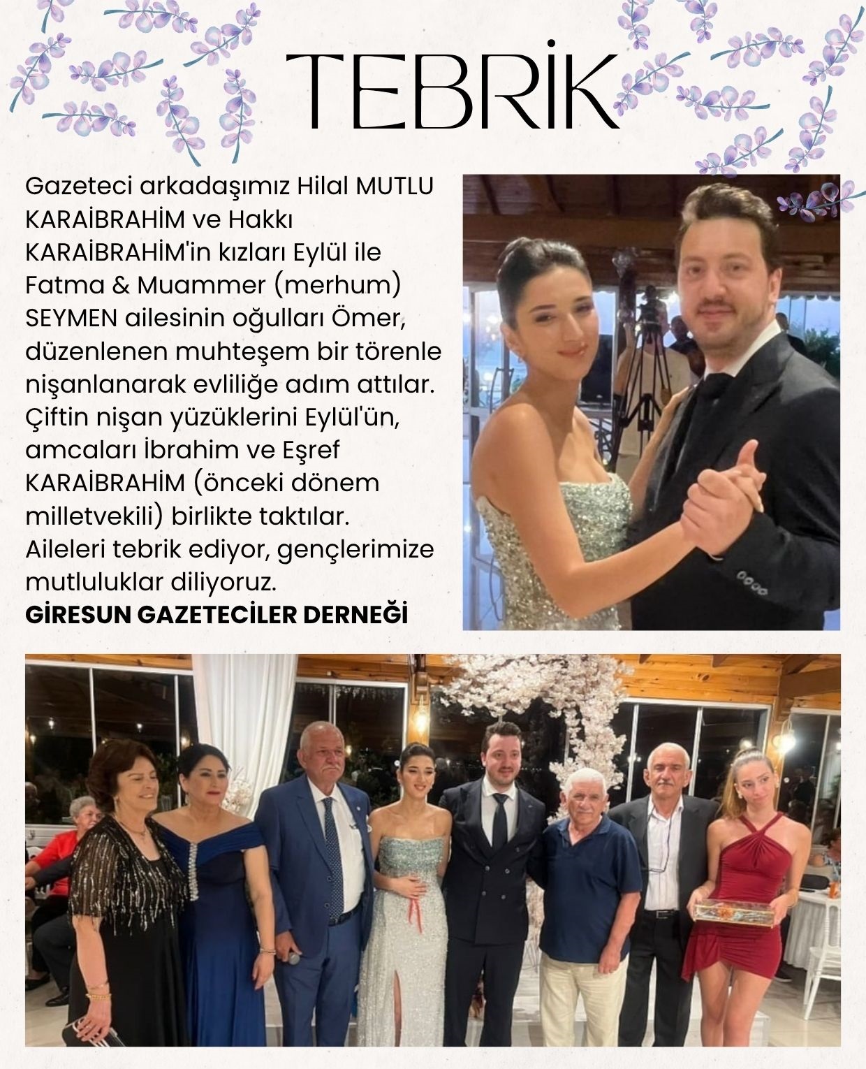 TEBRİK